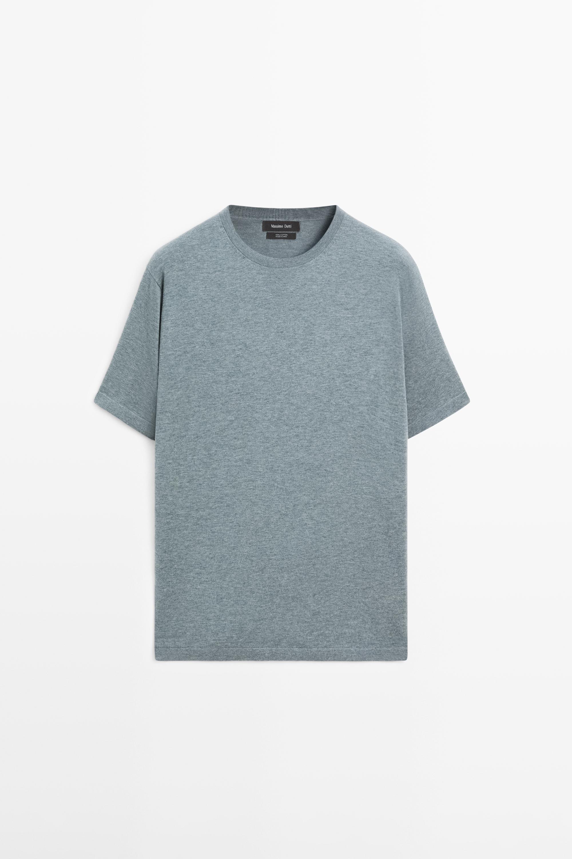 100% cotton short sleeve knit sweater